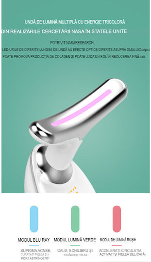 Dispozitiv de terapie cu lumină Facial LED pentru Anti-Îmbătrânire