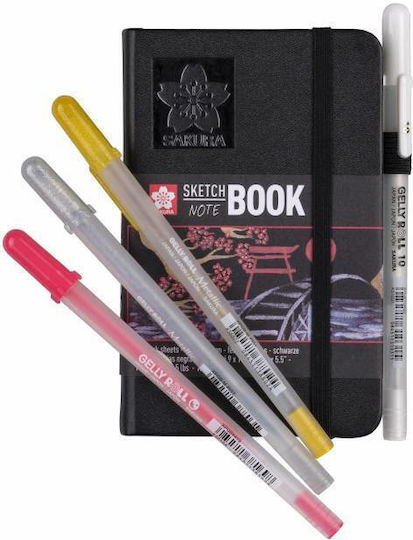 Royal Talens Sakura Блок за рисуване 9x14cm Sketch Note Book 80 Бели Листа 140gr