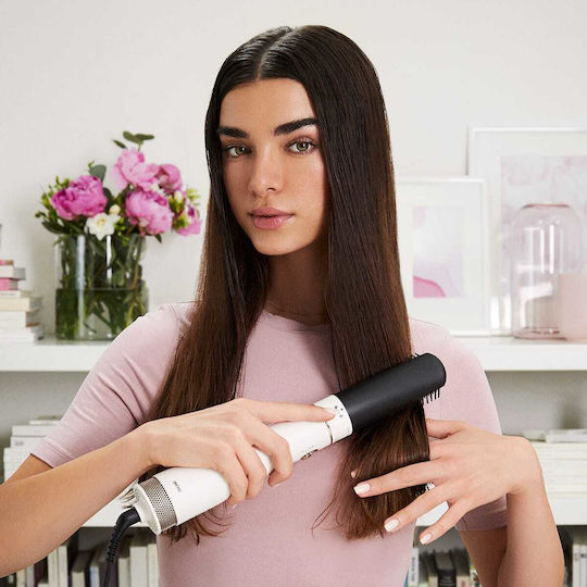 Bellissima Air Wonder 8in1 Ceramic Electric Brush with Air for Straightening and Curls 1000W White