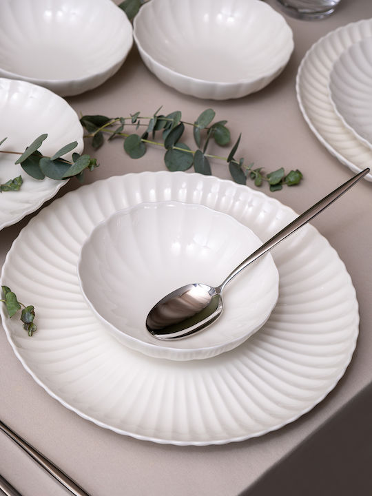 Kutahya Porselen White Porcelain Dinnerware Set 20pcs
