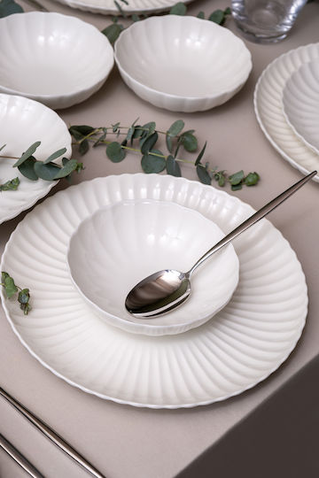 Kutahya Porselen White Porcelain Dinnerware Set 20pcs