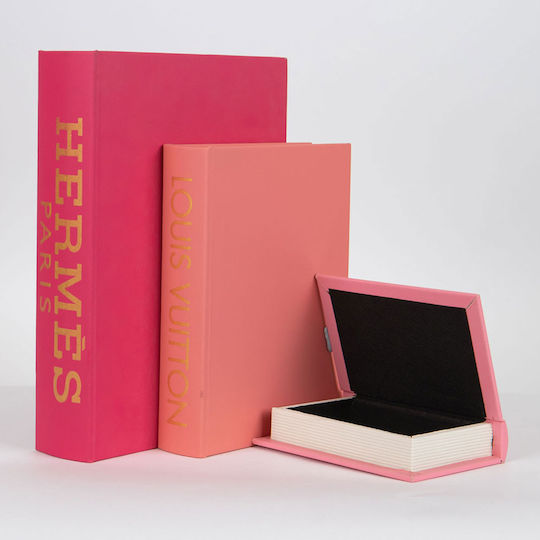 Set Dekorative Boxen Hölzernes Im Buchform 16x11x3cm 3 Stück Set Dekorative Boxen Hölzernes Im Buchform 16x11x3cm 3 Stück