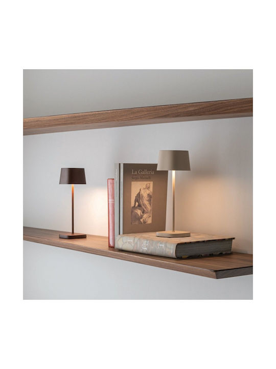 Zafferano Ofelia Table Lamp with White Shade and Base