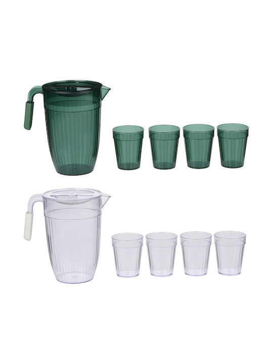 ArteLibre Kannen mit Gläsern 1500ml 5 Stück