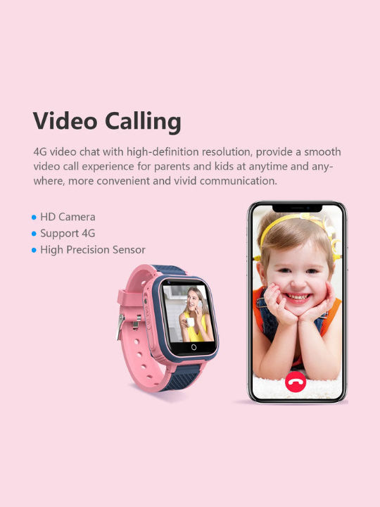 Nubi Kids' Smartwatch LT21 4G With Turquoise Camera