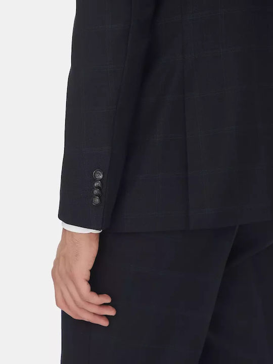 Men's Winter Suit Regular Fit Dark Blue