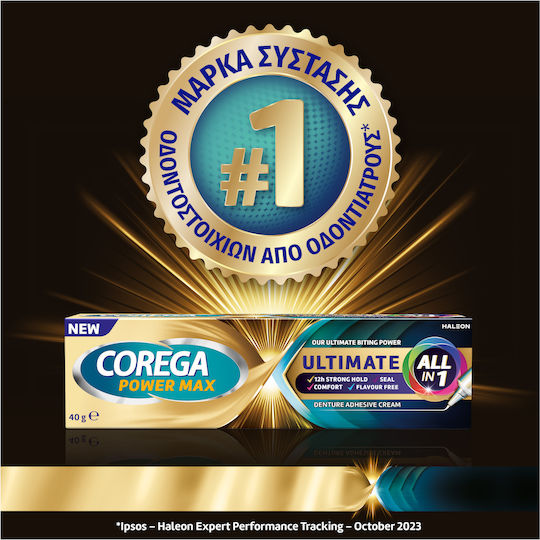 Corega Ultimate All-In-One for Even Greater Chewing Power Fixative Cream 40gr