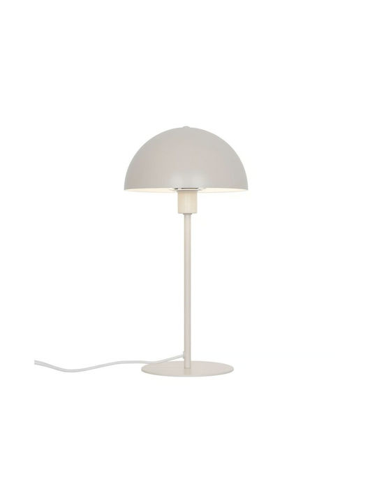 Nordlux Ellen Metal Table Lamp for Socket E14 with White Shade and Base