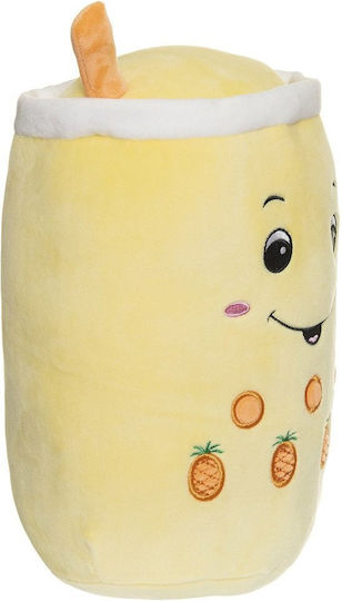 Λούτρινο Teddy Kompaniet Squeezie Bubble Tea Yellow 25cm Tk4224