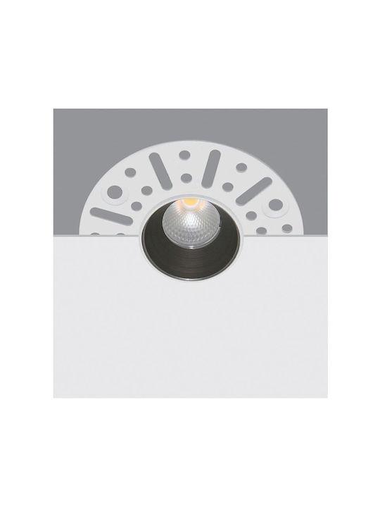 Gekas Einbau Spot mit integriertem LED und Warmweißes Licht Weiß 2.6x2.6cm. 1Stück Gekas Einbau Spot mit integriertem LED und Warmweißes Licht Weiß 2.6x2.6cm. 1Stück