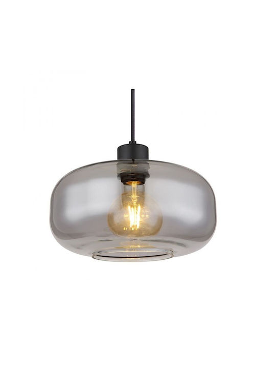Globo Lighting Candelabru 1xE27 Ø28cm cu Cristale Gri 15566H