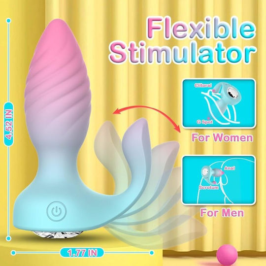 Kinksters Butt Anal Plug Blue