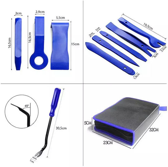 Radio And Car Upholstery Plastic Clip Removal Tools