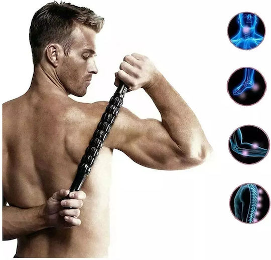 Pain Roller Massage for the Back & the Body Black