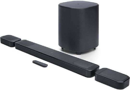 JBL 800MK2 Soundbar 7.1 Bluetooth, HDMI și Wi-Fi cu Telecomanda Negru