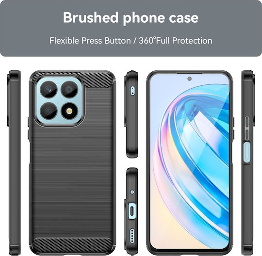 Carbon Fiber Back Cover Black (Honor X8a)