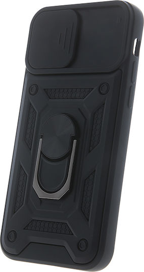 Defender Back Cover Σιλικόνης Μαύρο (Realme C35)