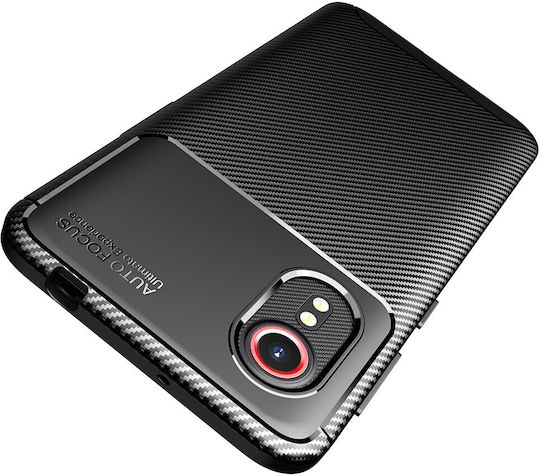 Carbon Fiber Resistance Back Cover Negru (Galaxy Xcover 5)