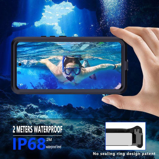 Водоустойчив калъф Redpepper IP68 Mars Series за Xiaomi Redmi Note 14 Pro 5G Черен
