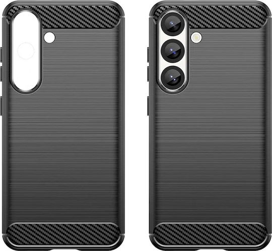 Hurtel Carbon Задна корица Силикон Черен (Redmi Note 14 Pro+)