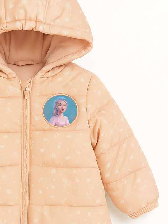 Παιδικό Casual Μπουφάν με Κουκούλα Pink Frozen