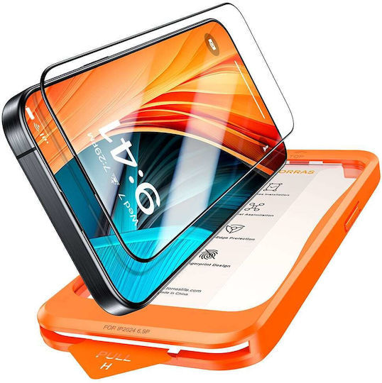 Torras Full Face Tempered Glass (iPhone 16)