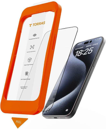 Torras Full Face Tempered Glass (iPhone 16)