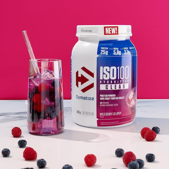 Dymatize ISO 100 Hydrolyzed Clear Πρωτεΐνη Ορού Γάλακτος με Γεύση Peach Ice Tea 528gr