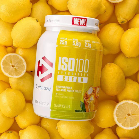Dymatize ISO 100 Hydrolyzed Clear Πρωτεΐνη Ορού Γάλακτος με Γεύση Peach Ice Tea 528gr