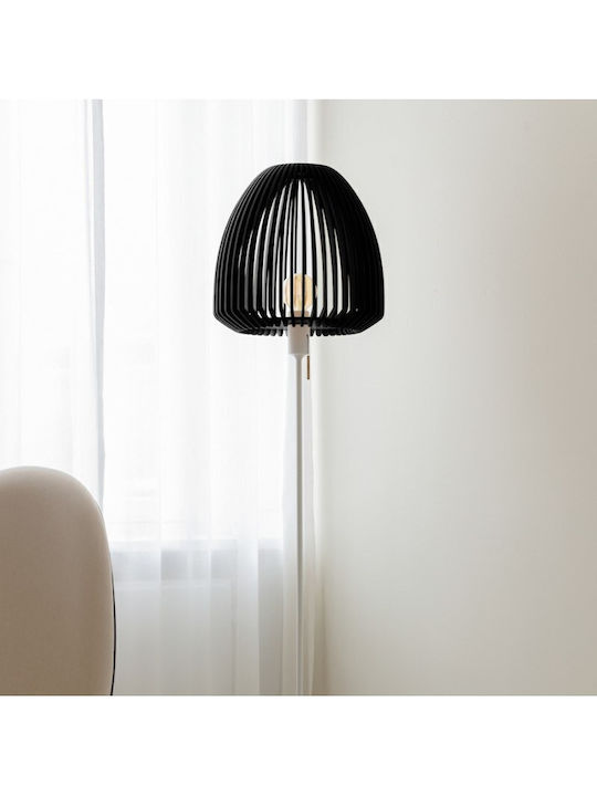 Καπέλο Φωτιστικού 1xe27 Δρυς Φ38cm Clava Wood Umage 2244 Μαύρο