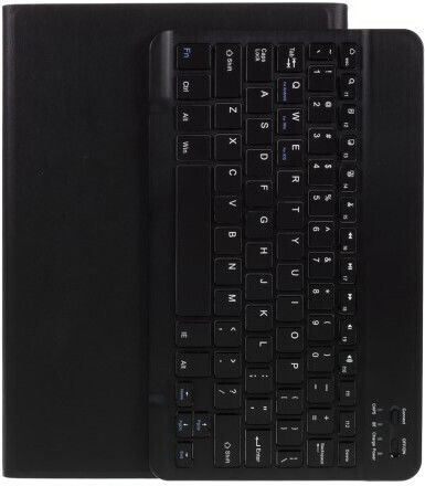 Universell Klappdeckel mit Tastatur Englisch US Schwarz (Universell 10 Zoll)