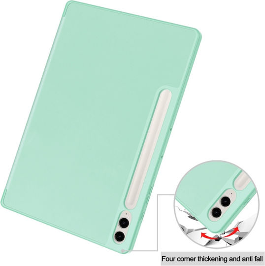 Techsuit Флип капак Сив за Samsung Galaxy Tab S9 Plus
