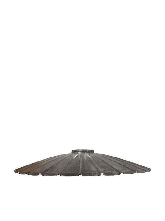 Eurolamp Syros Rund Lampenschirm Gray mit Durchmesser 30cm