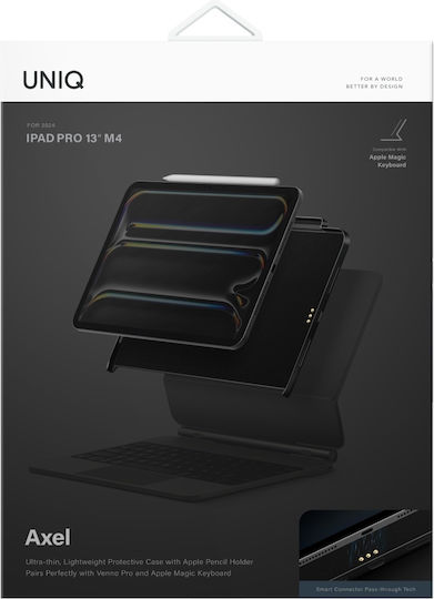 Uniq Back Cover Μαύρη (iPad Pro 13 M4 (2024))