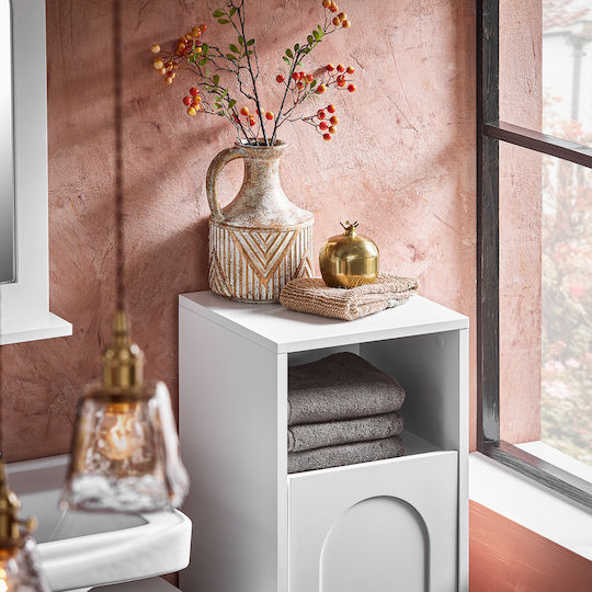 SoBuy Bathroom Cabinet Laundry L30xW30xH97cm White