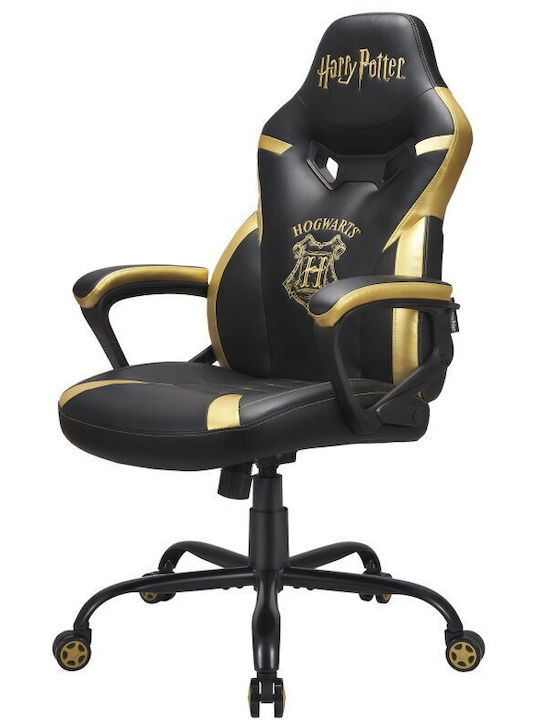 Subsonic Harry Potter - Hogwarts Scaun Gaming Din piele ecologică Black / Gold