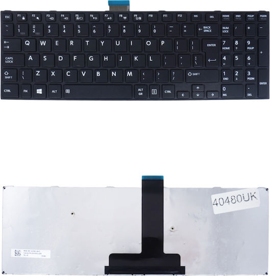 Πληκτρολόγιο Keyboard Laptop Toshiba Tecra Z50-c Series P000652980 G83c000gj5us Mp-14a73us-3561 Κωδ.40480uk