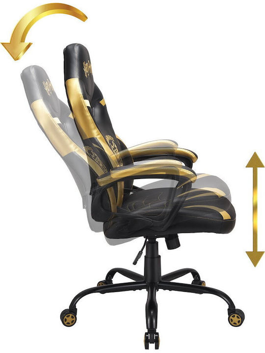 Subsonic Harry Potter - Hogwarts Scaun Gaming Din piele ecologică Black / Gold