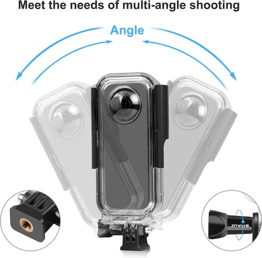 Puluz Αδιάβροχη Θήκη (30m) Insta360 X3 Transparent Αδιάβροχη Θήκη για Insta360 PU820