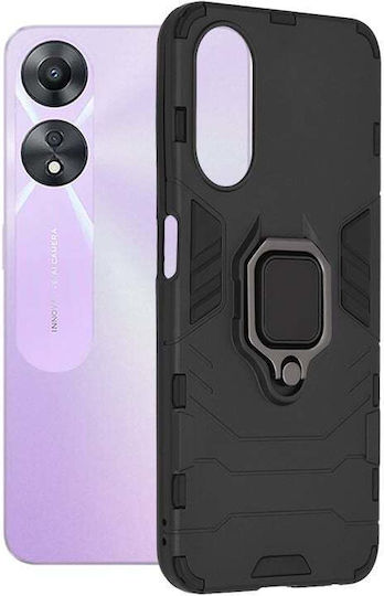 Back Cover Silicon 0.6mm Negru (Oppo A78 5G)