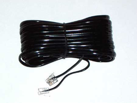 Black 3m Telephone Cable