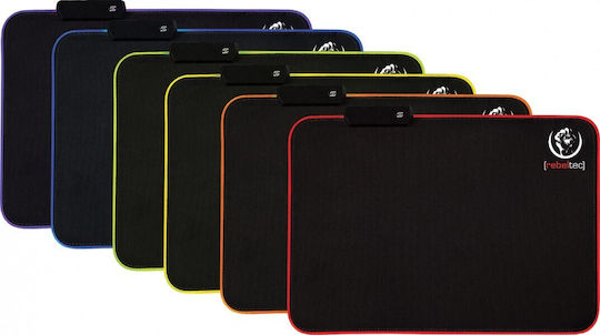 Rebeltec Led Slider M Mouse Pad με RGB Φωτισμό Μαύρο RBLPOD00006