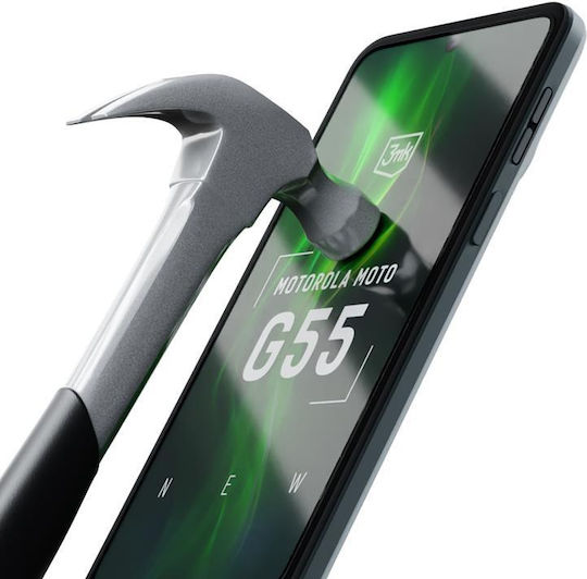 Motorola Moto G55 5g 3mk Hardglass Max Lite Black