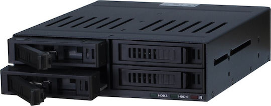 Inter-Tech Festplatten-Zubehör Inter-Tech X-3531 1x5,25 Schwarz