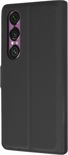 Book Δερμάτινο Μαύρο (Xperia 1 VI)