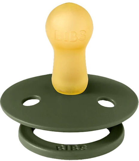 Bibs Colour Pacifiers Rubber Sage / Hunter Green for 6-18 Months 2 Pieces