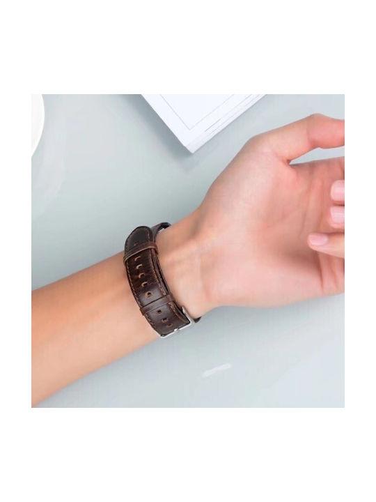 Каишка Кожа Dark Brown (Huawei Watch GT/GT Pro 2/3/4/5 / Ultimate 46mm)