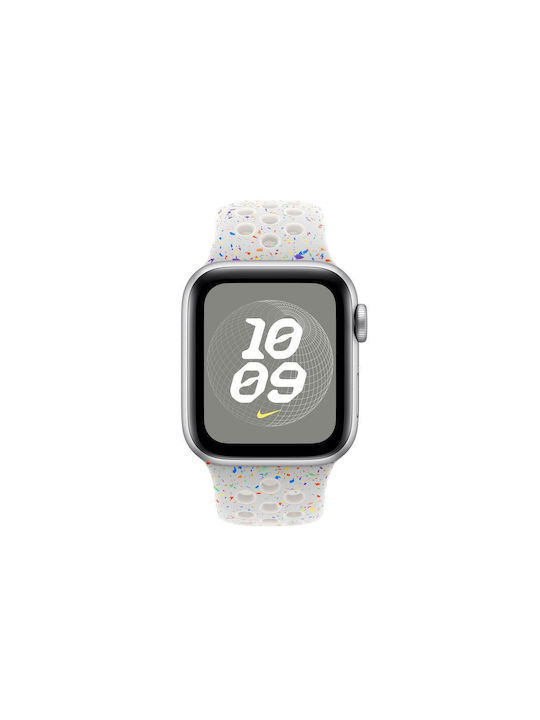 Apple Nike Sport Band 42mm - M/L Armband Silikon mit Pin Pure Platinum (Apple Watch 38/40/41/42mm)