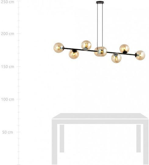 Emibig Pendant Light for 8 Bulbs E14, E.14