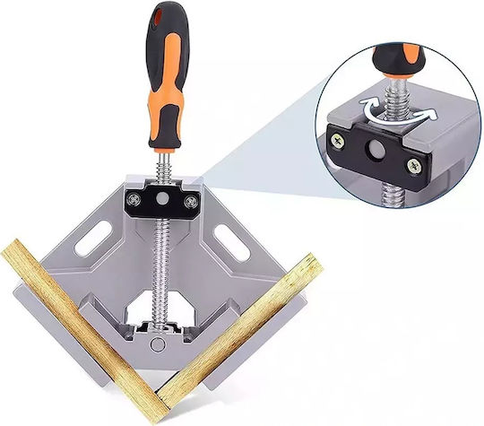 Right Angle Woodworker Clamp 90° Metal Handle – Assembly Base Wood & Metal